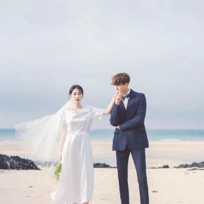2019情人节婚纱情侣头像双人 好看的幸福